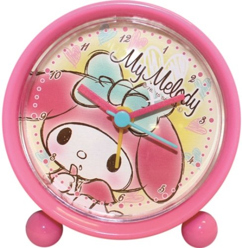 サンリオ　マイメロディ　アラームクロック Amazon.co.jp: サンリオ(SANRIO) 目覚まし時計 マイメロディ ABS樹脂